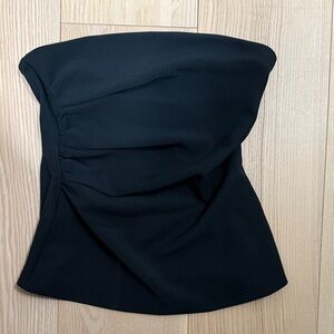 Abercrombie Black Strapless Top NWT